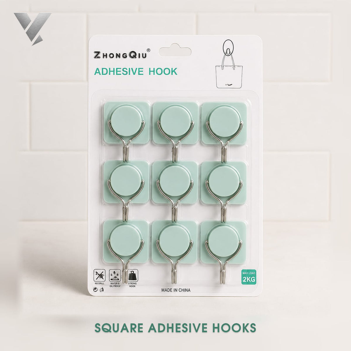 Round Adhesive Hooks