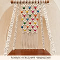 Handmade Boho Macrame Wall Shelf!