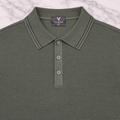 Men’s Premium Old Money Knit Polo Shirt – Stone Taupe