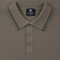 Men’s Premium Old Money Knit Polo Shirt – Deep Forest Green