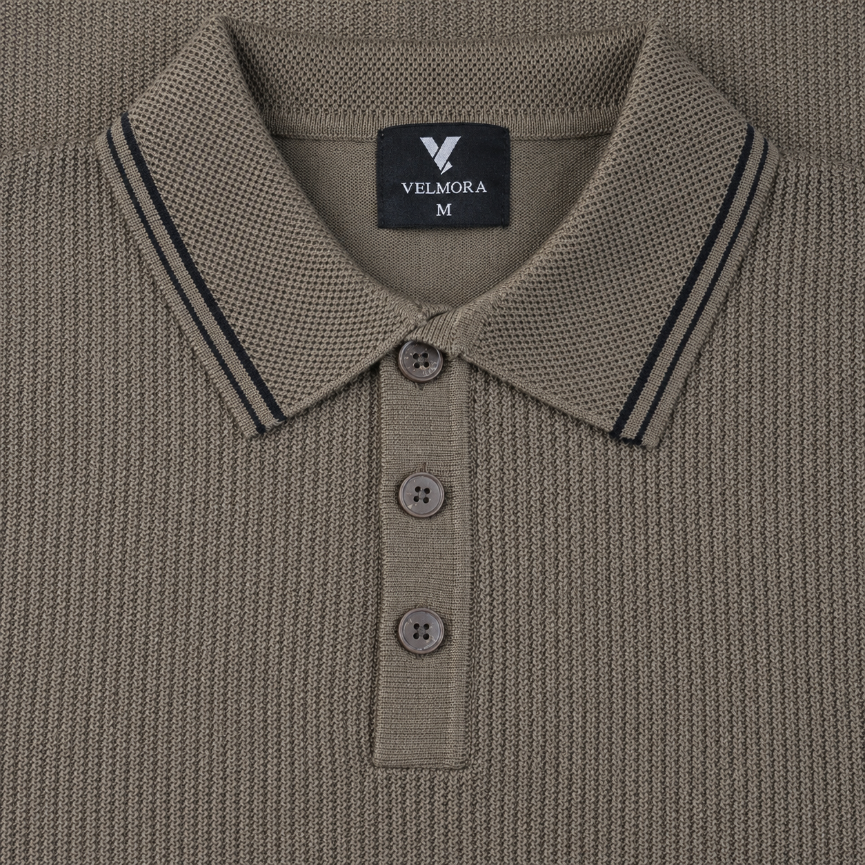 Men’s Premium Old Money Knit Polo Shirt – Deep Forest Green