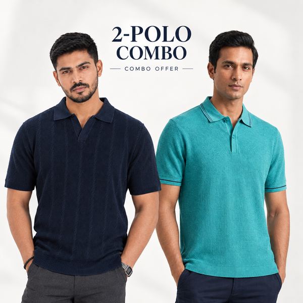 Combo 2- Old Money Polo For Man