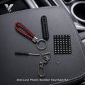 Anti-Lost Phone Number Keychain Kit
